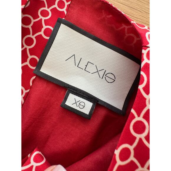 Alexis Coretti Mini Dress in Rouge Rolo Size XS $495 - Picture 6 of 6